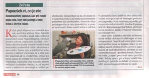 �l�nek v �asopisu T�den 33/2005